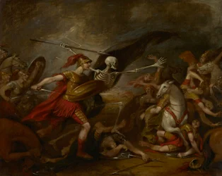 Joshua at the Battle of Ai - Attended by Death