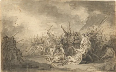 Study for The Death of General Warren at the Battle of Bunker