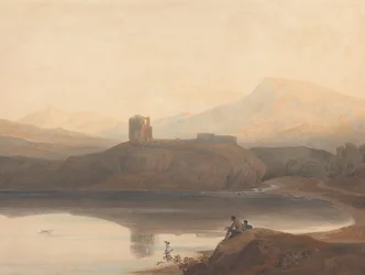 Llanberis Lake, with Castle Dolbadern