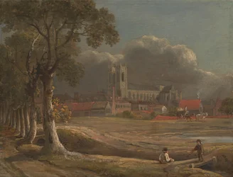 Westminster Abbey from Tothill Fields