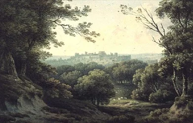 A Distant View of Windsor Castle