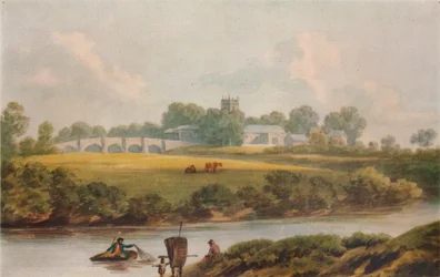 Bangor Is-y-Coed, Denbighshire, c1795