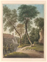 Villa Of The Maecena And The Cascatelli, Tivoli, c.1781