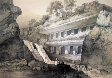 Kannari sic, View of Durbar Cave