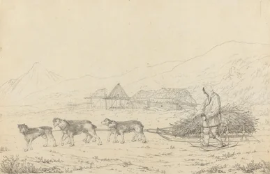The Narta or Sledge for Burdens in Kamtschatka