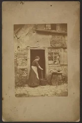 Woman in doorway