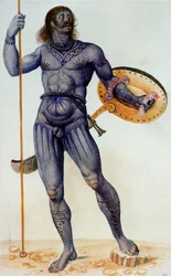 Pictish Man Holding a Shield