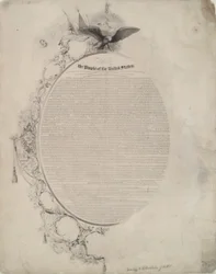 Drawing to the Constitution of the United States