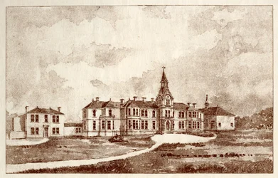 The Newcastle upon Tyne Lunatic Asylum, Coxlodge (c.1829)