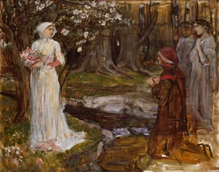 Dante and Beatrice, 1915