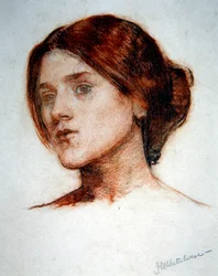 Study of a girl