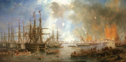 The bombing of Sveaborg, August 9
