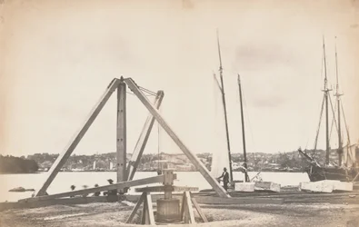 Construction of Washington Aqueduct, 1858-1859