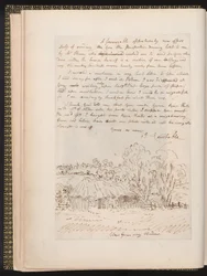 Autograph letter from John Constable to John Thomas Smith, from Memoirs of the Life of John Constable, by Charles Robert Leslie, printed by James Carpenter
