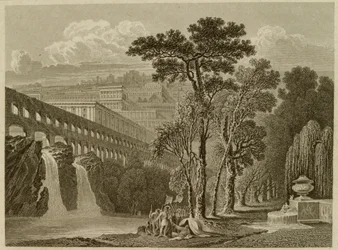 Alexander and Diogenes, engraved by Edward Francis Finden