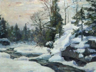 Peaceful Winter Stream