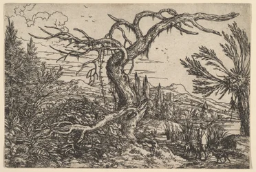 Landscape with a Hunter and his Dogs