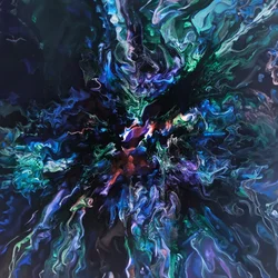 Cosmic Ocean Swirl