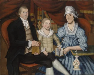 Portrait of George Eliot and Family, c.1798