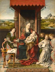 Virgin and Child with Angels