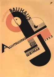 The Bauhaus Exhibition Advertising in Weimar