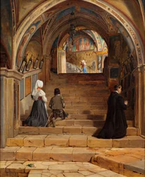 La Scala Santa at the Monastery San Benedetto near Subiaco