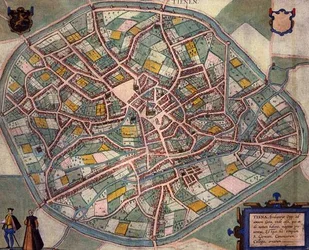 Map of Tienen, from 