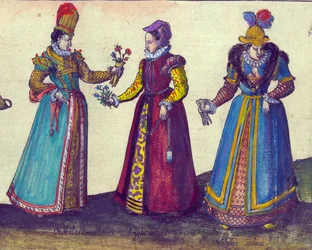 English Women of the Elizabethan Era (detail)