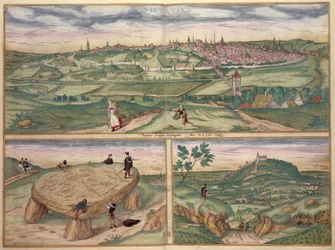 Map of Poitiers, from 