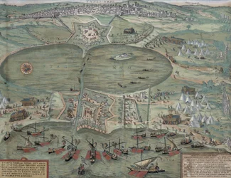 Map of Tunis, from 