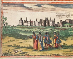 View of Windsor Castle, from 
