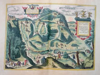 View of the Zebrzydowski Calvary, from 