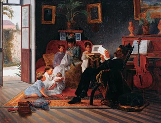 Scene of Adolfo Pinto’s Family