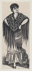 A gypsy, ca. 1880-1910