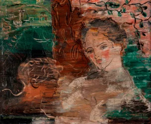 Two Figures. Mother and Child