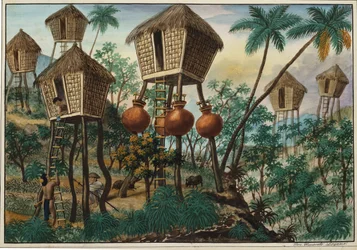Manila and its Environs: Huts of the Mountain Indians