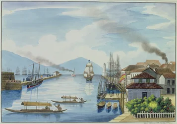 Mouth of the Passig River, from The Flebus Album of Views In and Around Manila, c.1845