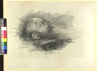 Ludwig Anzengruber on His Deathbed