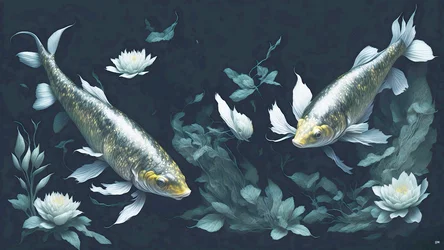 Koi Carp Fish Yellow