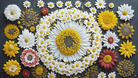 Mandala: Chamomile-Matricaria Elements 01