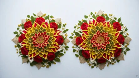 Mandala: Rose-Flower Elements 01