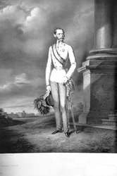 Franz Josef I, circa 1860 (Lithograph)