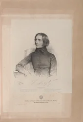 Portrait of Franz Liszt