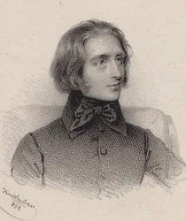 Portrait of the Composer Franz Liszt, 1838