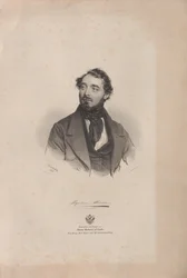 Portrait of the opera singer Napoleone Moriani 1808-1878, 1840