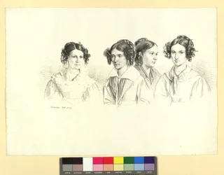 Four Girls on One Sheet