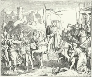 The Holy Roman Emperor Frederick II Entering Jerusalem, Sixth Crusade
