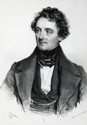 Portrait of Johann Nepomuk Eduard Ambrosius Nestroy