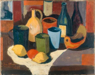 Still Life with Jugs and Fruit