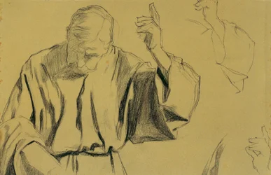 Drapery Study for the Painting 